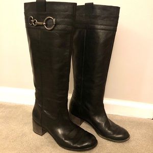 Coach knee high riding boots